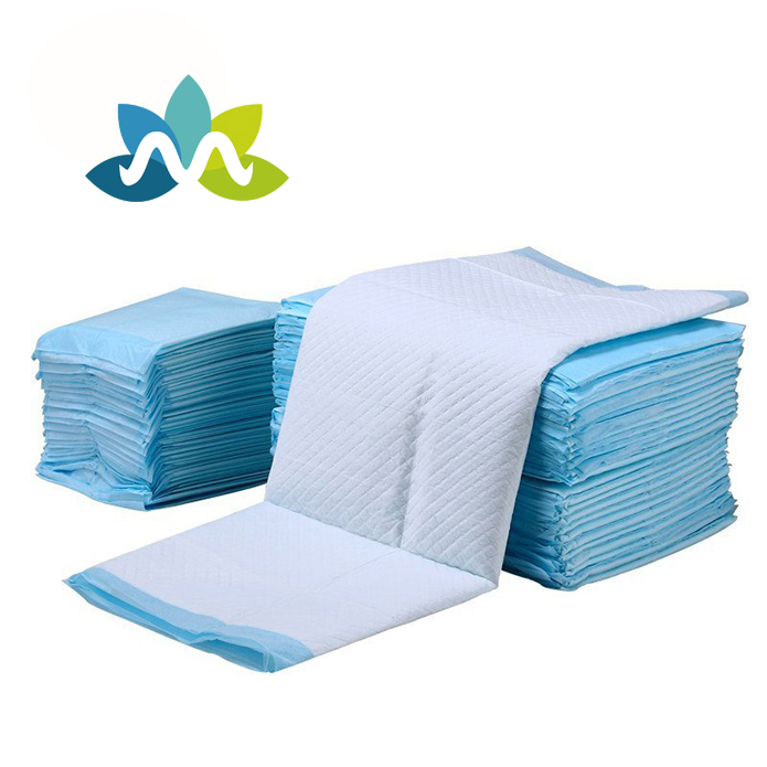 Pet underpad disposable incontinence super absorbent bamboo adult under bed pads of waterproof